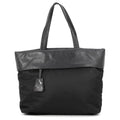 Prada Tote Bag Nylon Leather Black