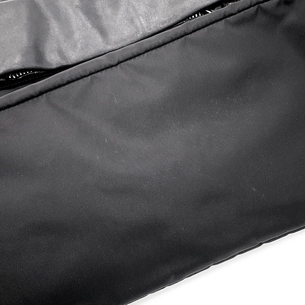 Prada Tote Bag Nylon Leather Black — view 8