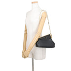 Fendi Clutch First Small 2-Way Shoulder Bag Black — view 5