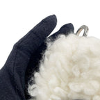 Prada Shoulder Bag Re Edition Wool Cashmere 2-Way White — view 8