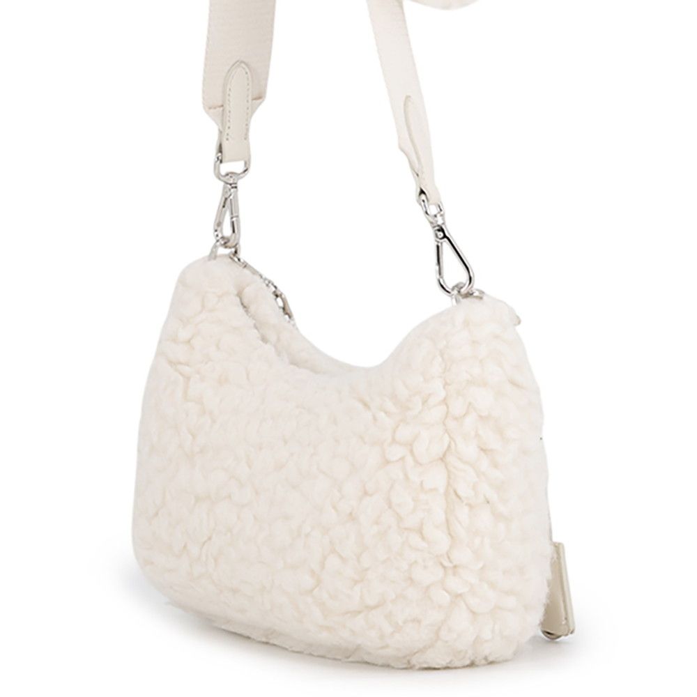 Prada Shoulder Bag Re Edition Wool Cashmere 2-Way White — view 2