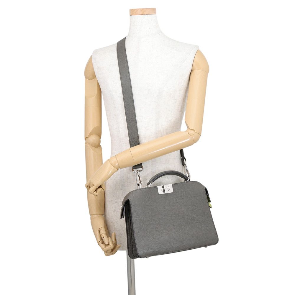 Fendi Peekaboo Icy You Small Leather 2-Way Shoulder Bag — view 5