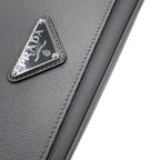 Prada Shoulder Bag Triangle Logo Saffiano Leather — view 7