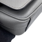 Prada Shoulder Bag Triangle Logo Saffiano Leather — view 6
