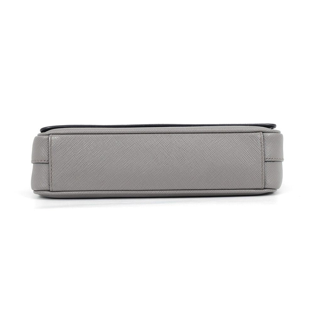 Prada Shoulder Bag Triangle Logo Saffiano Leather — view 3
