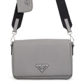 Prada Shoulder Bag Triangle Logo Saffiano Leather