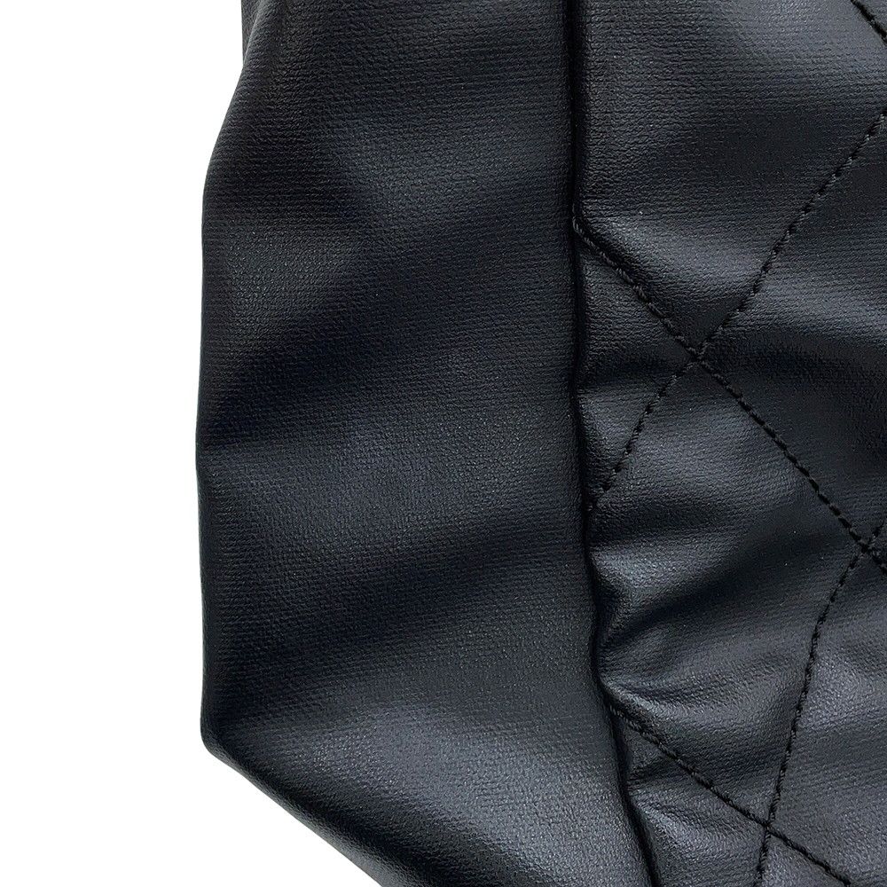 Chanel Tote Bag Paris Biarritz MM Quilted Coco Charm Black — view 6