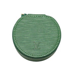 Louis Vuitton Ecrin Bijou 8 Epi Leather Borneo Green Gold Case Pouch