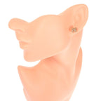Hermes Mini Pop Earrings Included Metal Pink Gold Gray Ju — view 8