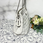 Chanel Caviar Leather Quilted CC Logo Shoulder Bag — view 6
