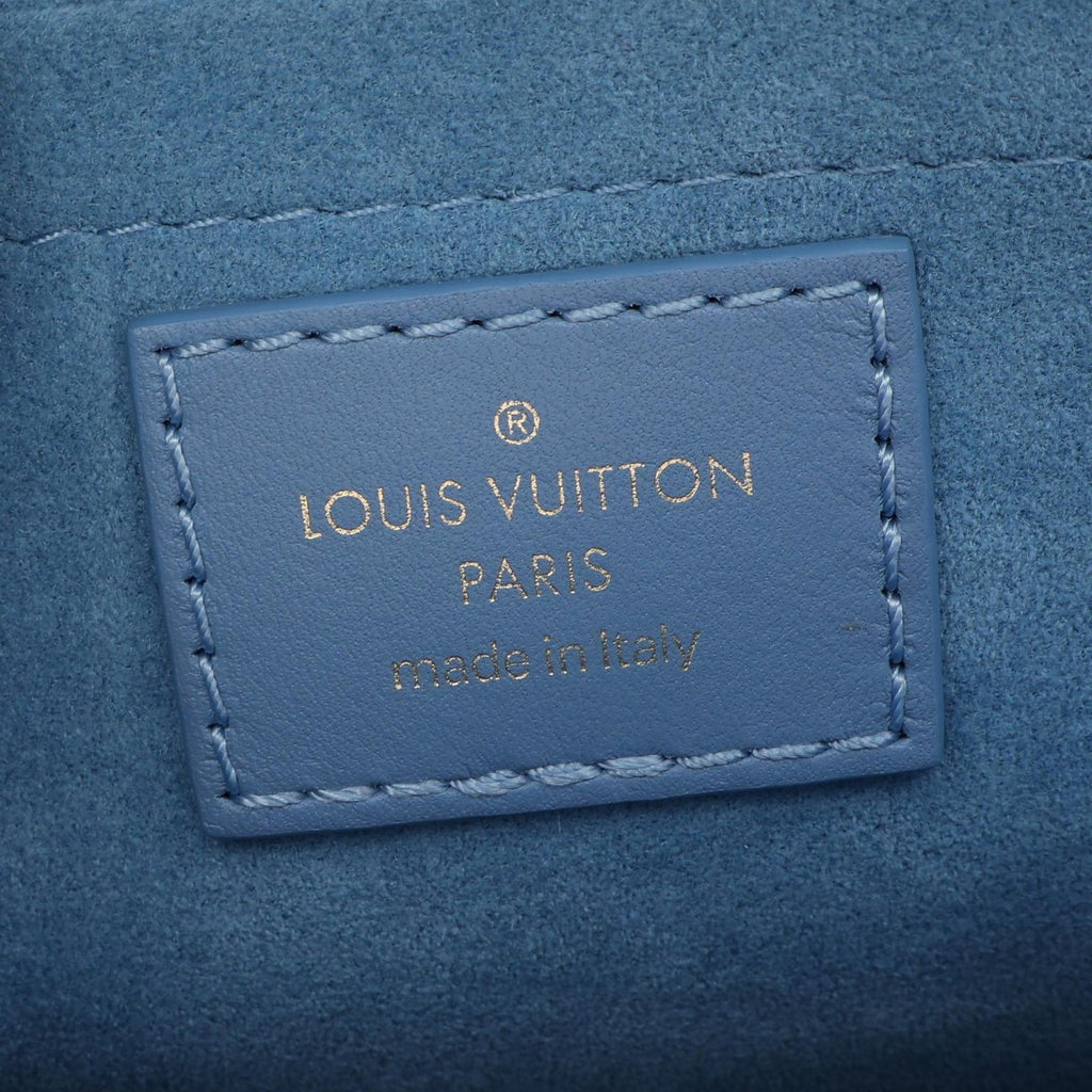 Louis Vuitton Shoulder Bag New Wave Chain MM 2-Way Denim Leather — view 4
