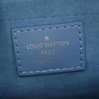 Louis Vuitton Shoulder Bag New Wave Chain MM 2-Way Denim Leather — view 4