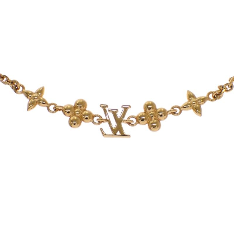 Louis Vuitton Bre Baby Monogram Flower Metal Gold Included Bracelet — view 4