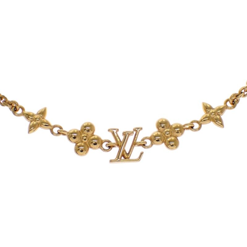 Louis Vuitton Bre Baby Monogram Flower Metal Gold Included Bracelet — view 3