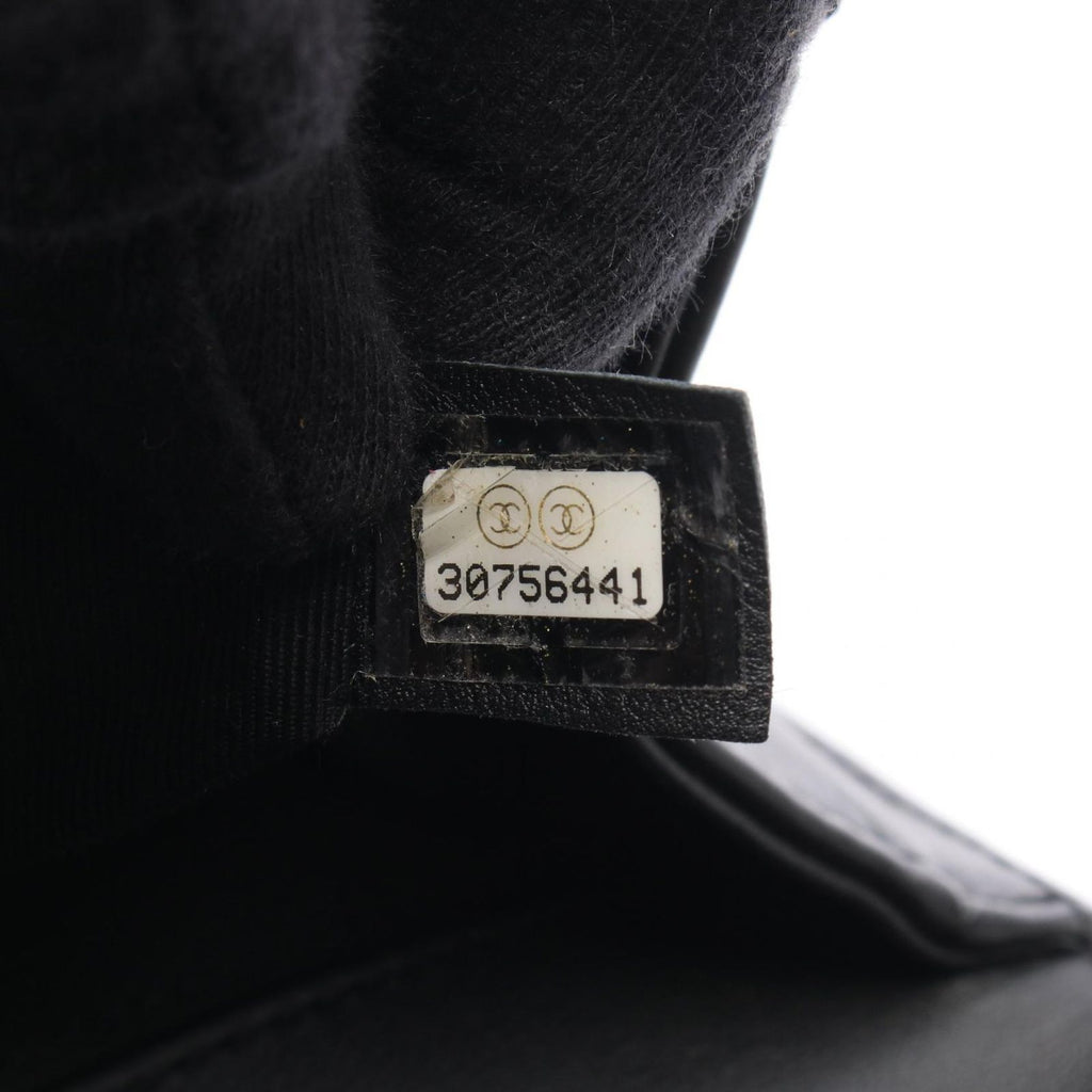 Chanel Shoulder Bag Boy Black Lambskin Boy Chain — view 5