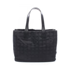 Chanel Tote Bag New Travel Line MM Black Nylon Leather MM