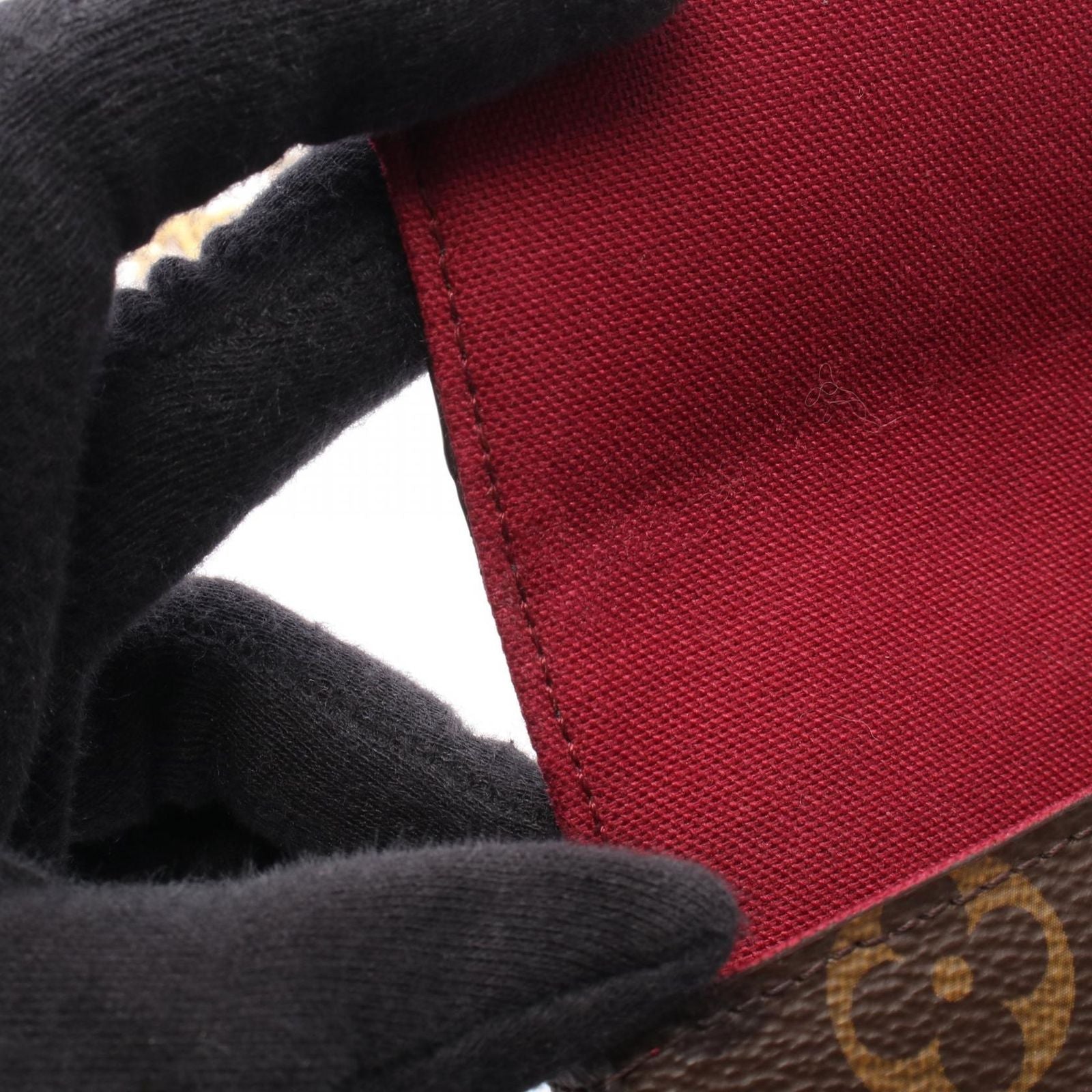 Louis Vuitton Shoulder Bag Pochette Felicie Monogram Fuchsia Canvas Leather — view 7
