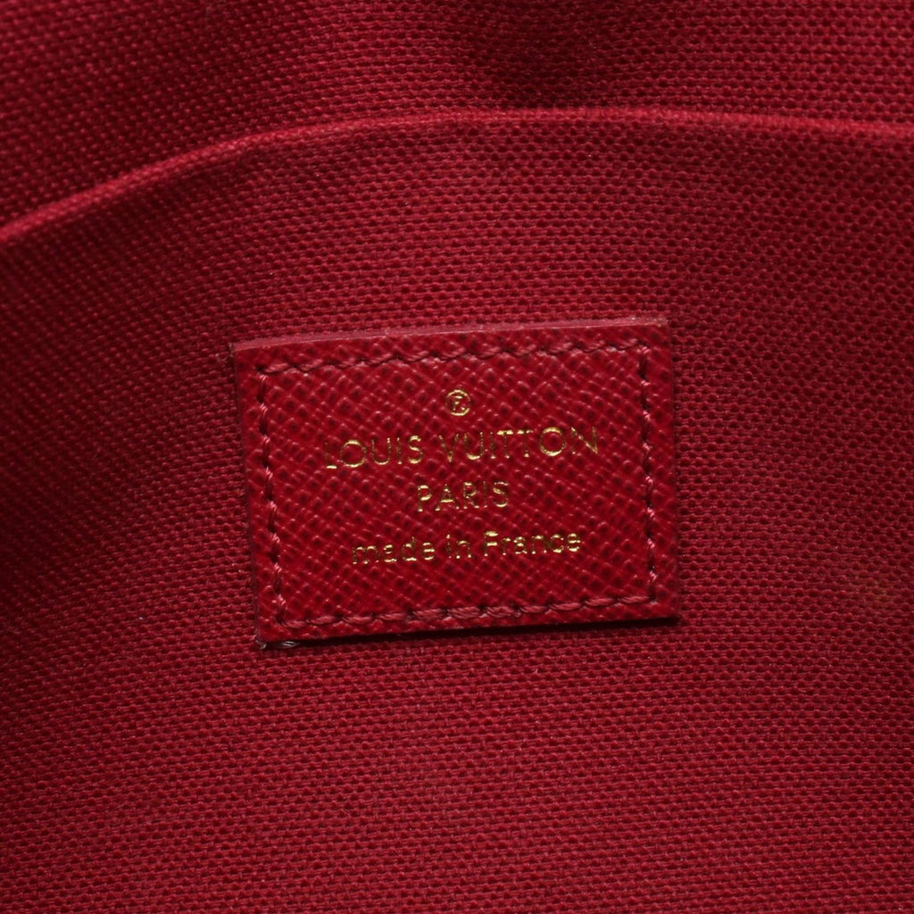 Louis Vuitton Shoulder Bag Pochette Felicie Monogram Fuchsia Canvas Leather — view 4
