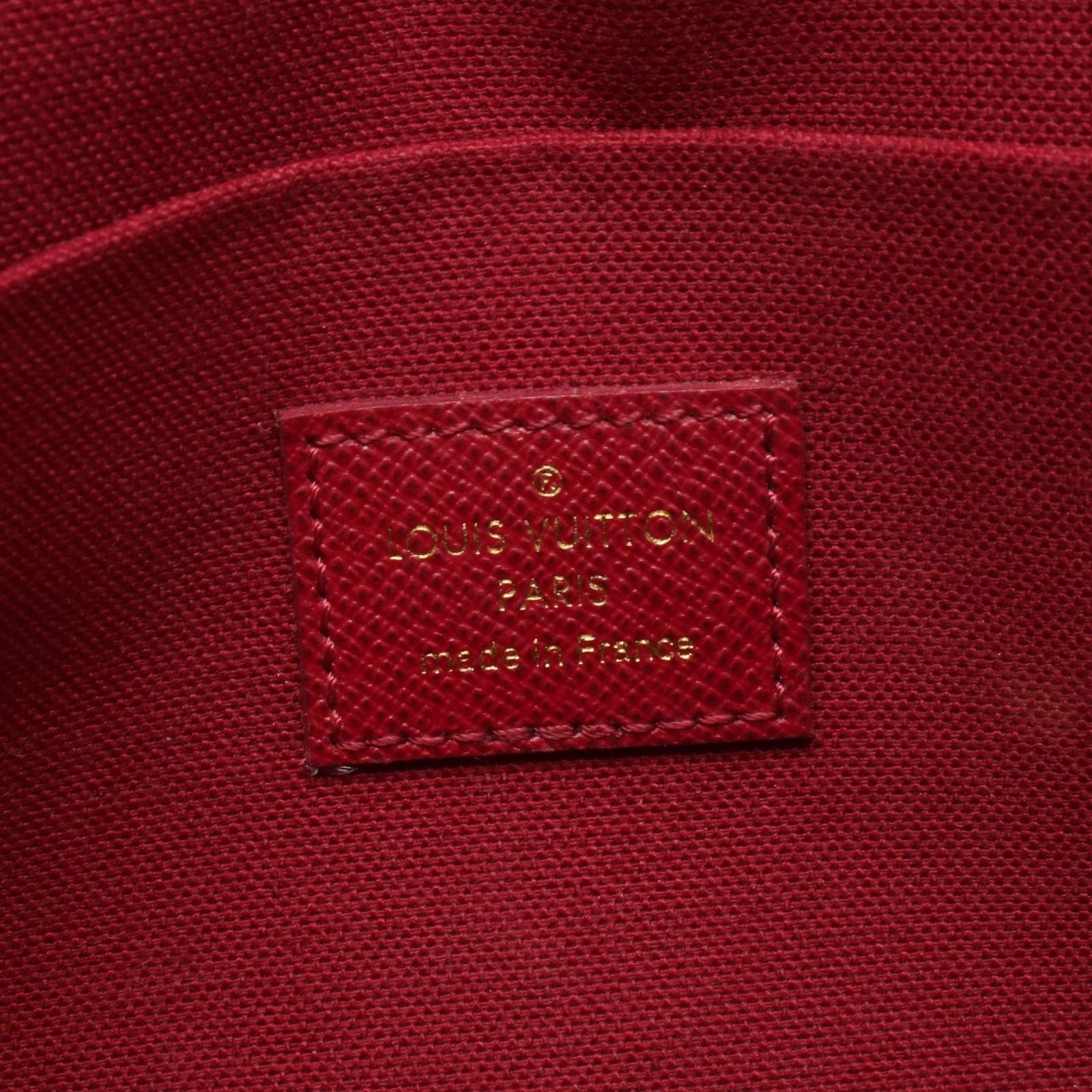 Louis Vuitton Shoulder Bag Pochette Felicie Monogram Fuchsia Canvas Leather — view 4