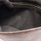 Louis Vuitton Shoulder Bag Sun Placido Monogram Noir Canvas Leather — view 6