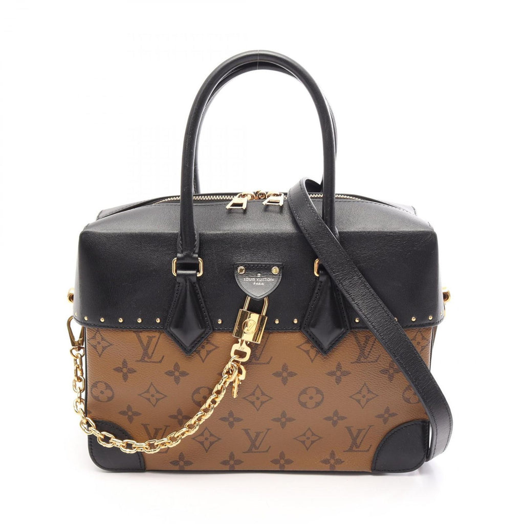 Louis Vuitton City 2-Way Canvas Leather Handbag