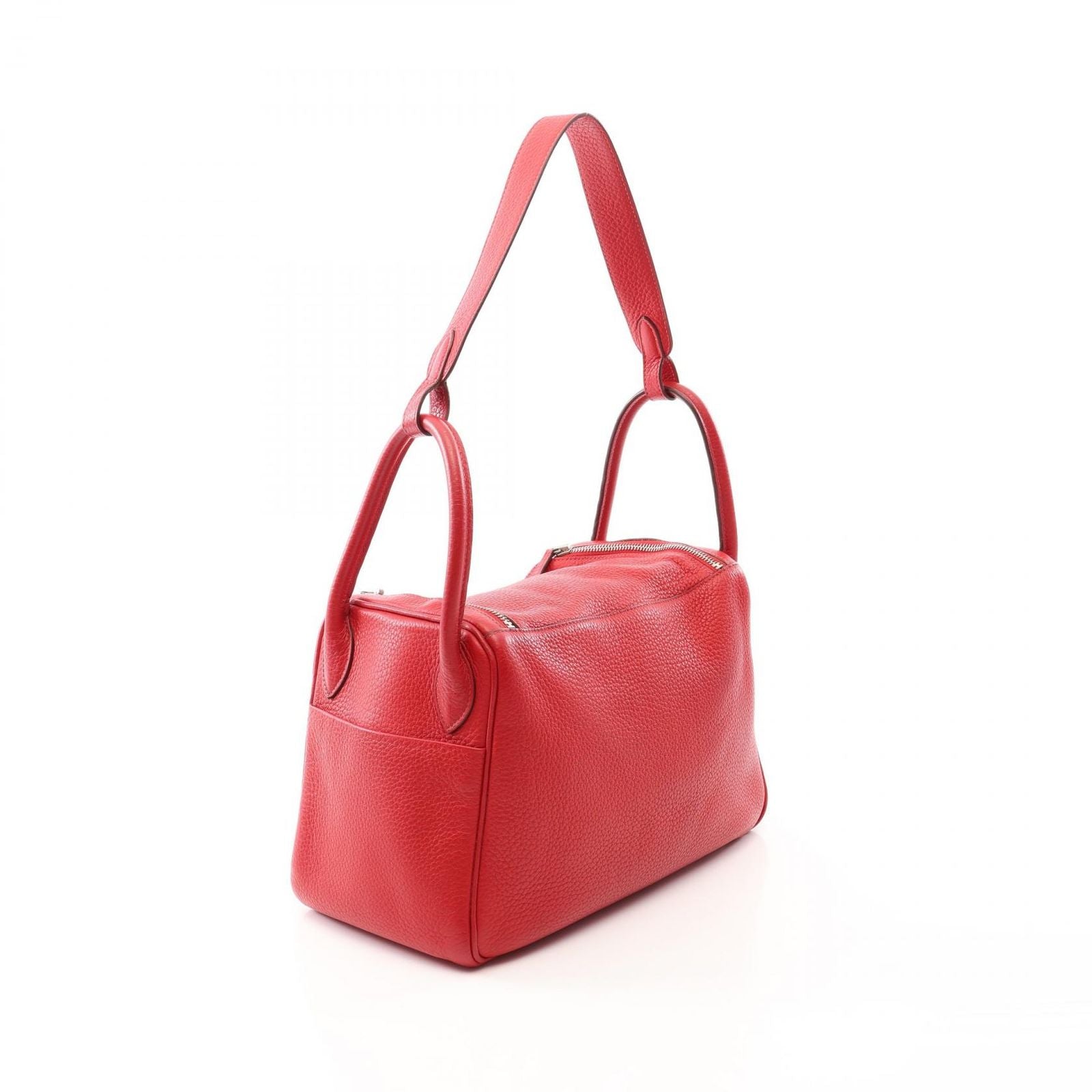 Hermes Shoulder Bag Lindy 30 Vermilion — view 2