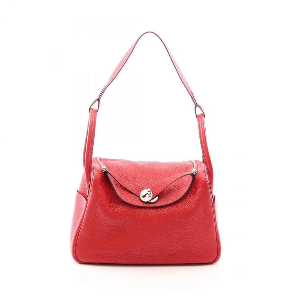 Hermes Shoulder Bag Lindy 30 Vermilion