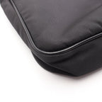 Prada Shoulder Bag Re Edition 2-Way Black Nylon Saffiano Leather — view 8
