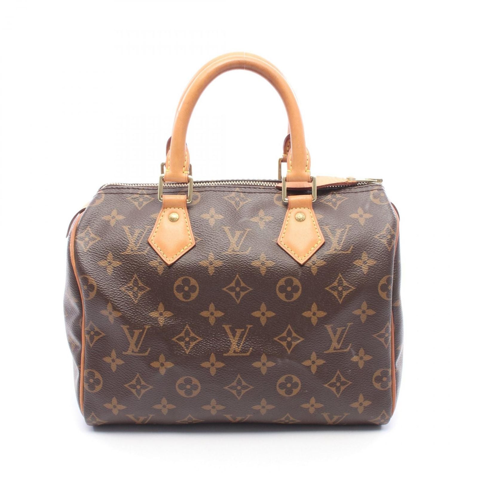 Louis Vuitton Speedy 25 Monogram Canvas Leather Handbag