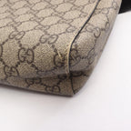 Gucci Shoulder Bag GG Supreme Beige Canvas Leather Sherry Line — view 8
