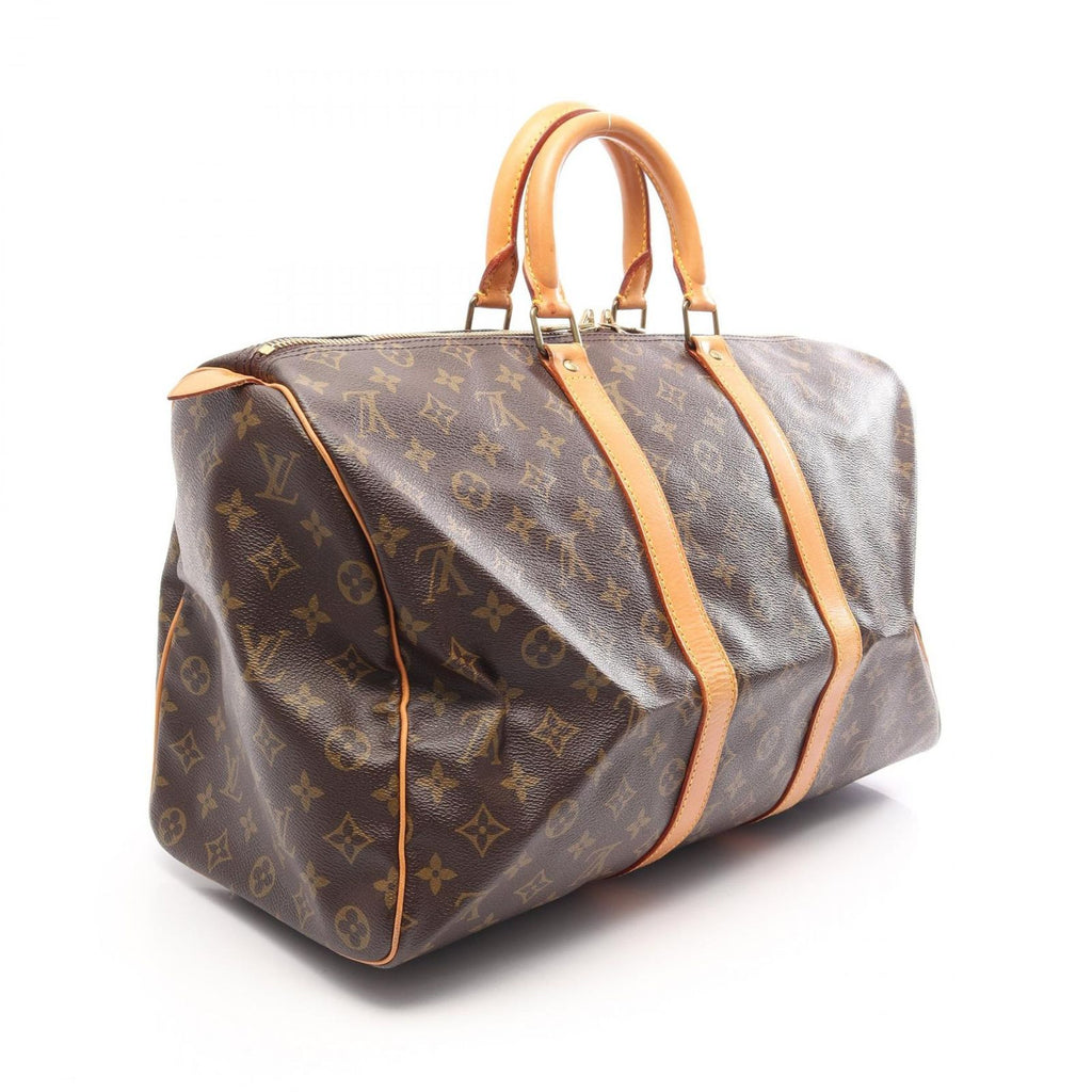 Louis Vuitton Boston Bag Keepall 45 Monogram Canvas Leather — view 2