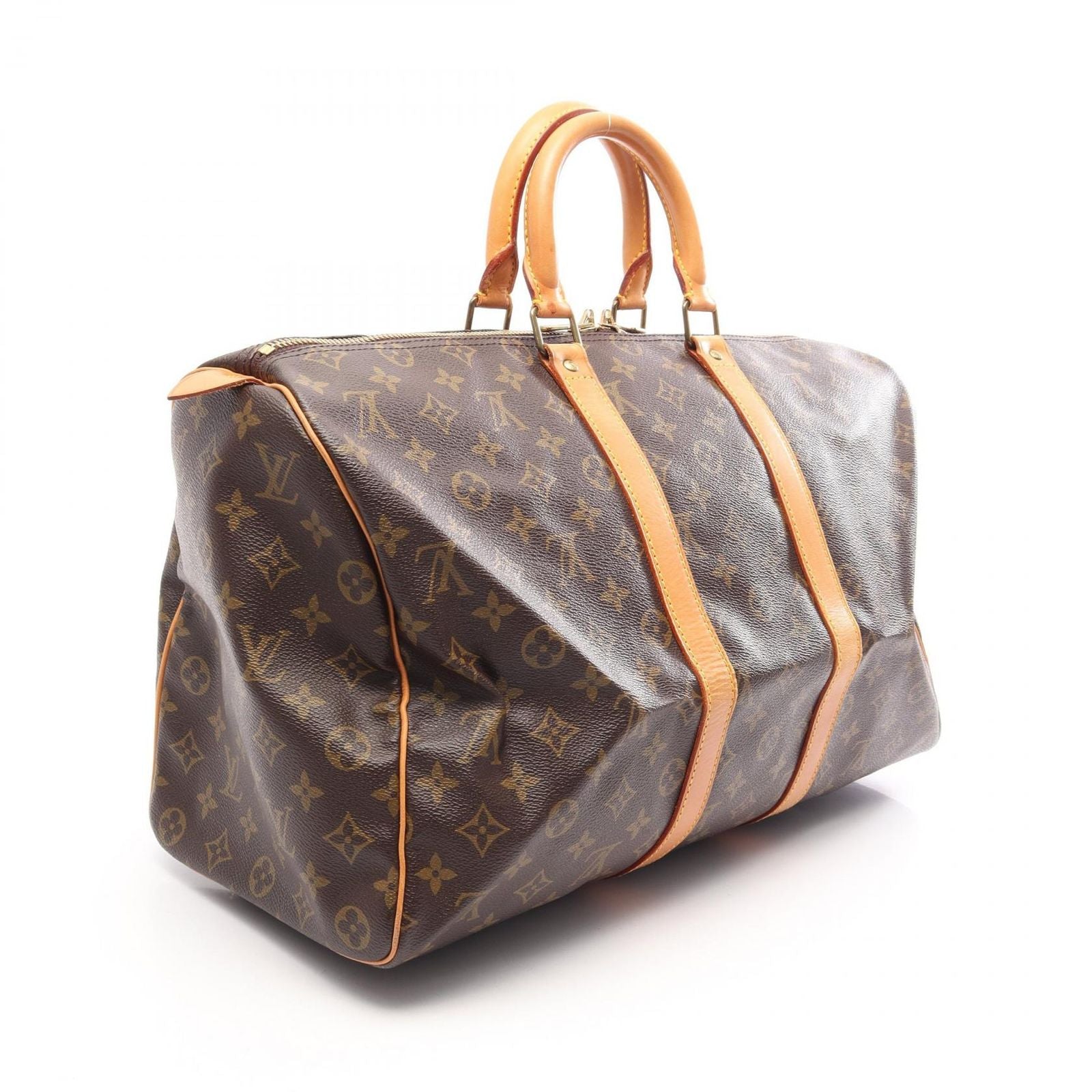 Louis Vuitton Boston Bag Keepall 45 Monogram Canvas Leather — view 2
