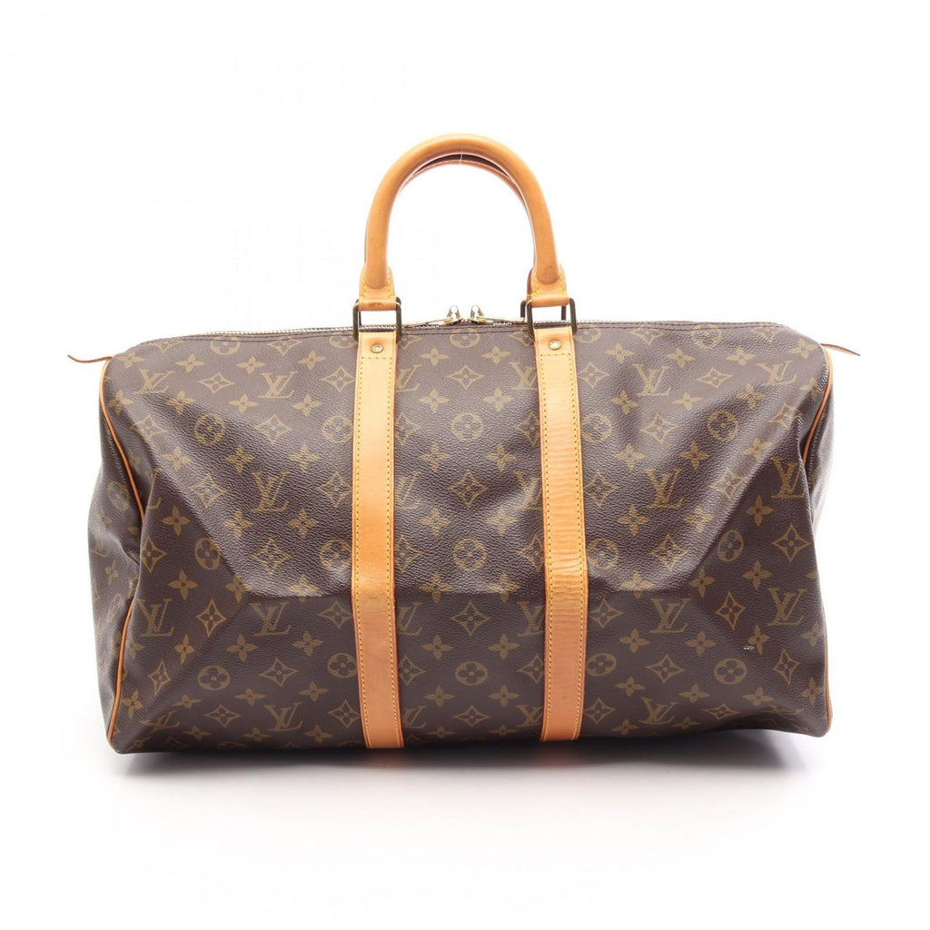 Louis Vuitton Boston Bag Keepall 45 Monogram Canvas Leather