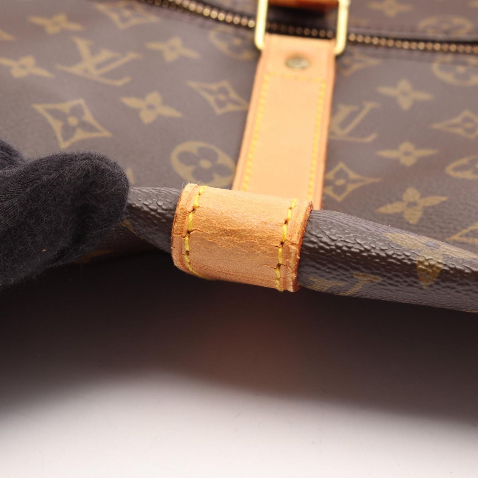 Louis Vuitton Boston Bag Keepall 45 Monogram Canvas Leather — view 6