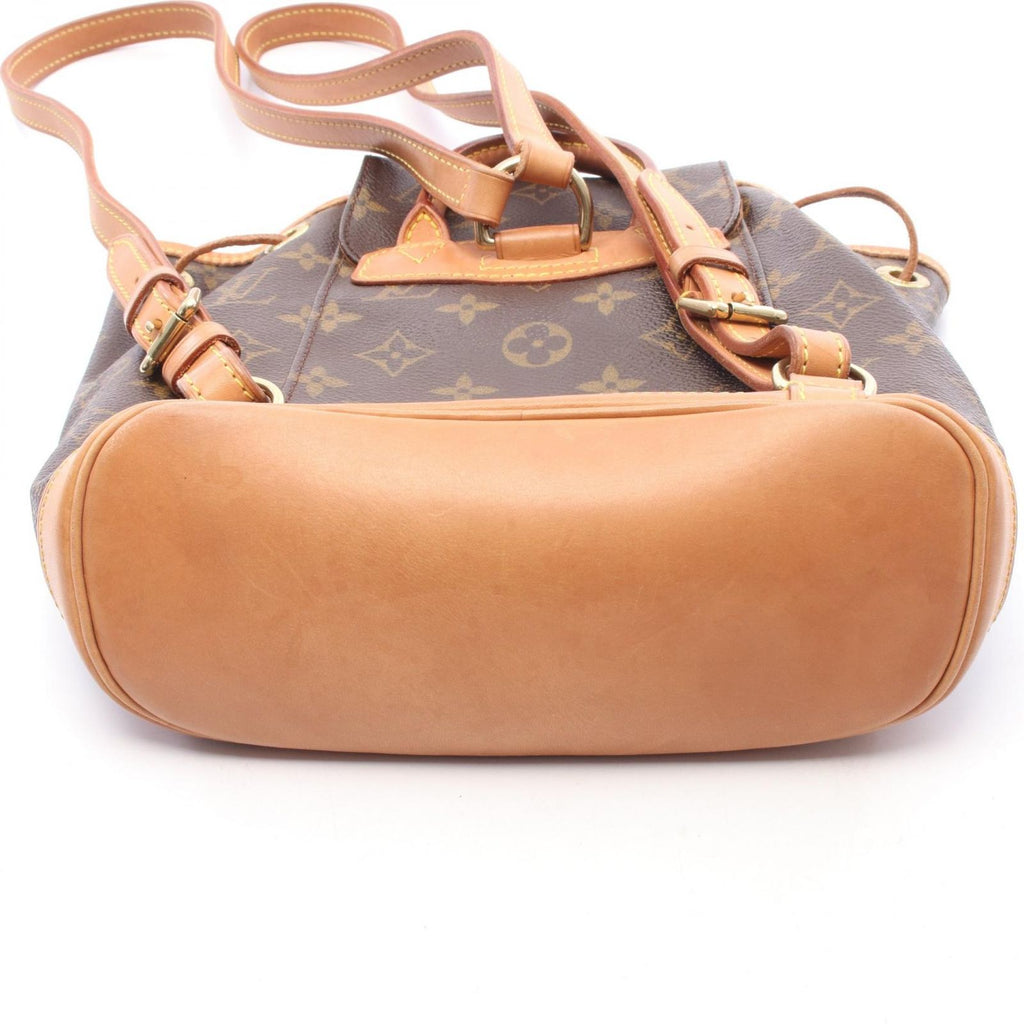 Louis Vuitton Backpack Mini Montsouris Canvas Leather — view 7