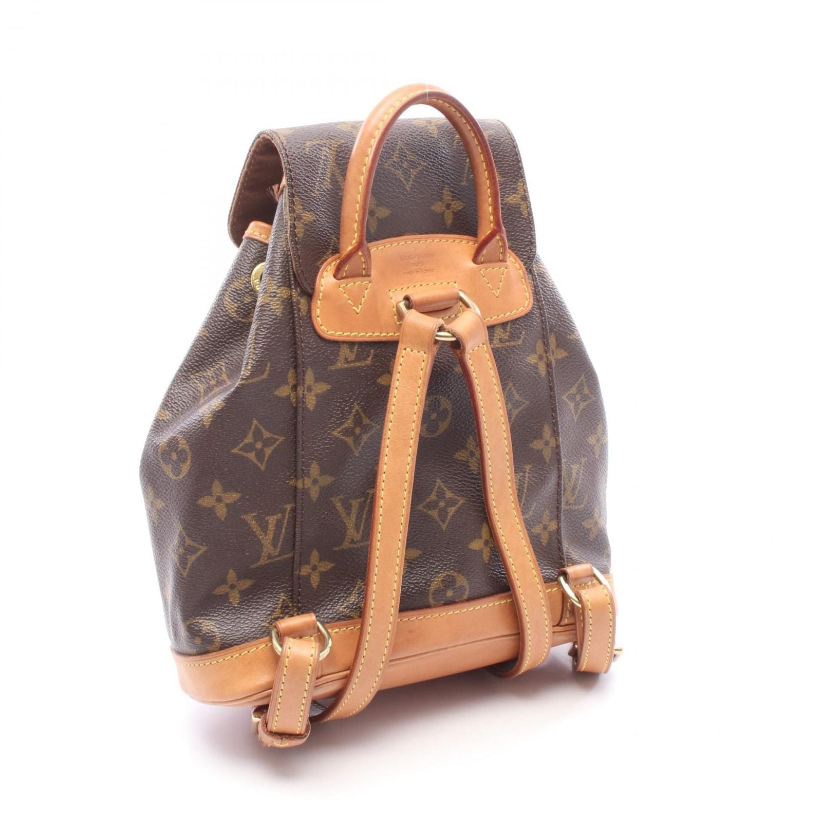 Louis Vuitton Backpack Mini Montsouris Canvas Leather — view 2