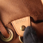 Louis Vuitton Backpack Mini Montsouris Canvas Leather — view 5