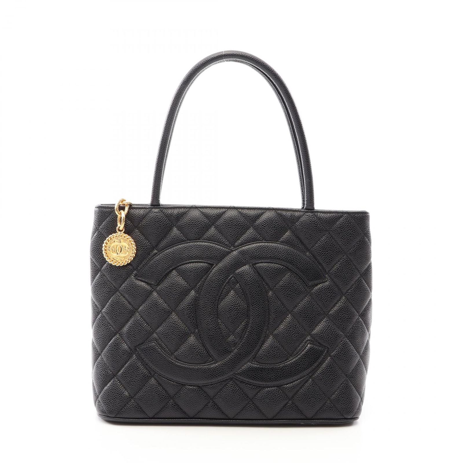 Chanel Tote Bag Reissue Black Caviar Leather