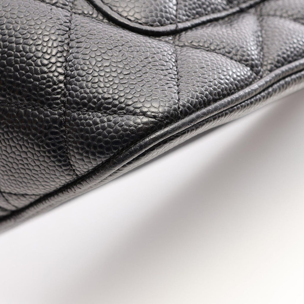 Chanel Tote Bag Reissue Black Caviar Leather — view 7
