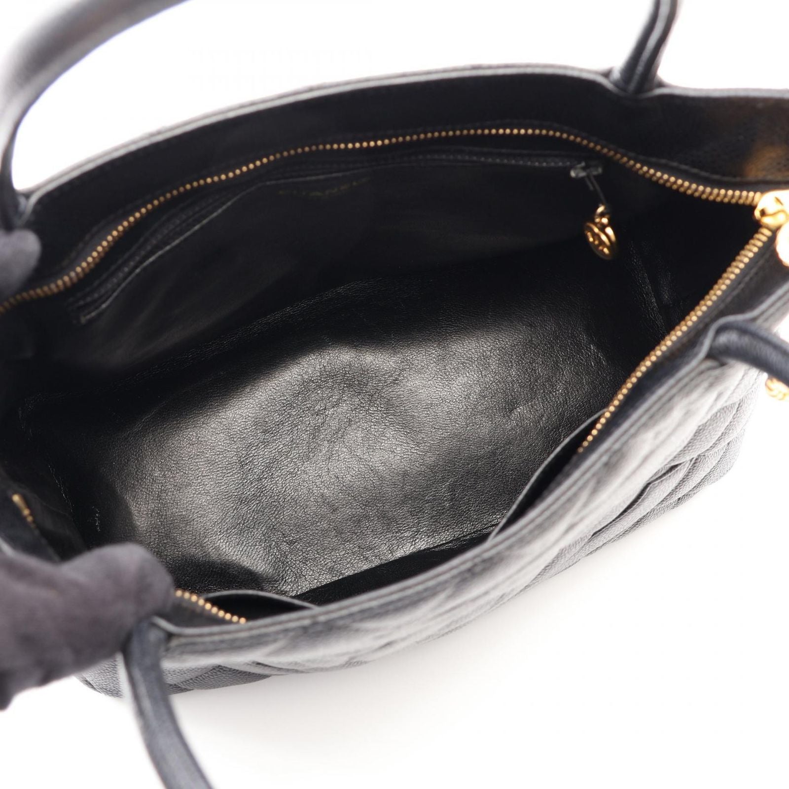 Chanel Tote Bag Reissue Black Caviar Leather — view 3