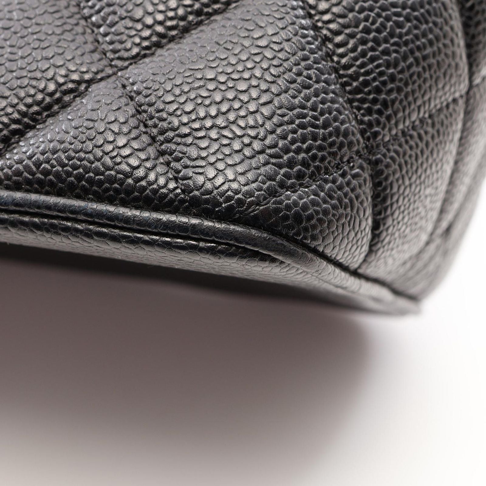 Chanel Tote Bag Reissue Black Caviar Leather — view 8