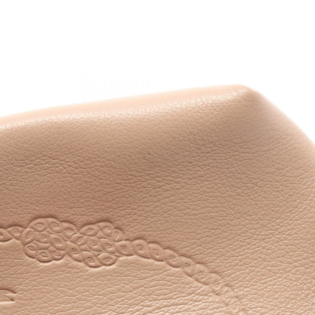 Prada Glace'Calfskin 2-Way Beige Leather Handbag — view 6