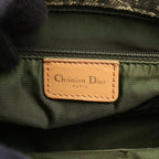 Dior Tote Bag Trotter Green Beige Canvas Leather — view 4