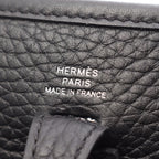 Hermes Shoulder Bag Evelyne Amazon TPM Black Leather — view 4