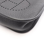 Hermes Shoulder Bag Evelyne Amazon TPM Black Leather — view 7