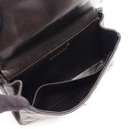 Chanel Shoulder Bag Quilted Face Black Lambskin Chain — view 3