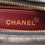 Chanel Clutch CC Logo Black Lambskin Second — view 4