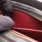 Chanel Clutch CC Logo Black Lambskin Second — view 6