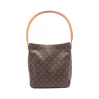 Louis Vuitton Shoulder Bag Looping GM Monogram Canvas Leather