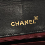Chanel Shoulder Bag Quilted Diana Flap Black Lambskin Chain — view 4